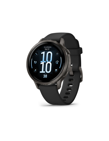 Garmin Venu 4 3,05 cm (1.2") AMOLED 41 mm Digital 390 x 390 Pixeles Pantalla táctil Negro Wifi GPS (satélite)