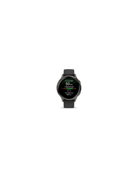 Garmin Venu 4 3,05 cm (1.2") AMOLED 41 mm Digital 390 x 390 Pixeles Pantalla táctil Negro Wifi GPS (satélite)
