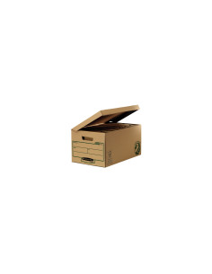Fellowes 4472205 caja de almacenaje Rectangular Papel Negro, Marrón