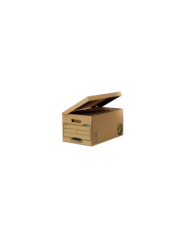 Fellowes 4472205 caja de almacenaje Rectangular Papel Negro, Marrón