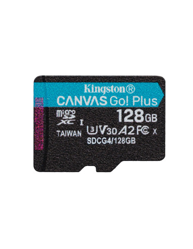 Kingston Technology 128GB microSDXC Canvas Go Plus Gen4 200R A2 U3