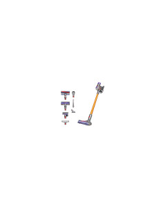 Dyson V8 Absolute Aspiradora escoba 2 en 1 Batería Secar Sin bolsa Plata, Amarillo 2