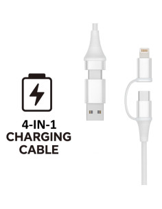 Ewent EC1076 cable USB USB 2.0 2 m USB A/USB C USB C/Lightning 0,48 2