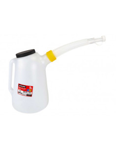 JARRA MEDIDORA 5 LITROS PARA ACEITE CON PUNTA FLEXIBLE