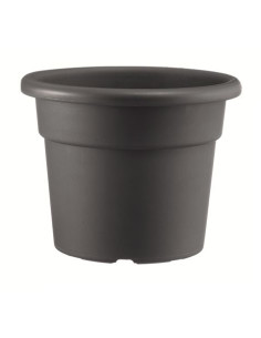 MACETA REDONDA DIAMETRO 18CM ANTRACITA ARTPLAST