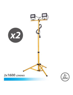 FOCO LED TRIPODE 2 X 20W 6500K ELBAT