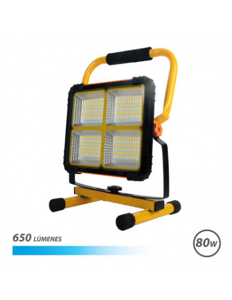 FOCO SOLAR LED 80W 650LM PLEGABLE ELBAT