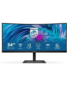 MONITOR PHILIPS 34 100HZ 4K MULTIMEDIA REG ALTURA CURVO HDMI DP BLACK