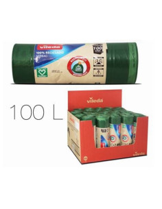 PACK 10 BOLSAS BASURAS ECO 100 LITROS VILEDA