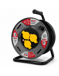 ENROLLADOR DE CABLE PROREEL HEAVY DUTY 30 METROS CABLE 3X2.5MM IP55 ELBAT