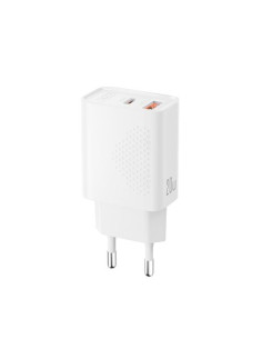 CARGADOR USB CARGA RAPIDA 20W 1X USB-A Y 1X USB-C
