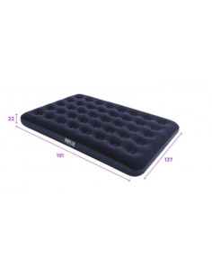 Bestway 67002 colchón hinchable Colchón doble Azul