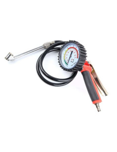 PISTOLA DE INFLADO CON MANOMETRO 1/4\" MADER