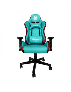 SILLA GAMING RGB SERIE FENRIR VERDE CROMAD