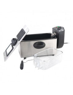 FREIDORA 3 LITROS INOXIDABLE 2000W DESMONTABLE MUVIP