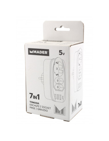 ENCHUFE 7EN1 5V MADER
