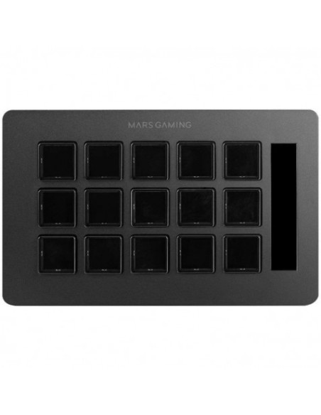 STREAM DECK SLIM MARS GAMING MSD-ONE | 15 TECLAS LCD | NEGRO