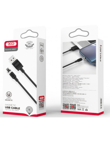CABLE NB187 MAGNETICO MICRO USB | 1METRO | 2.1A | XO