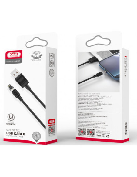 CABLE NB187 MAGNETICO MICRO USB | 1METRO | 2.1A | XO