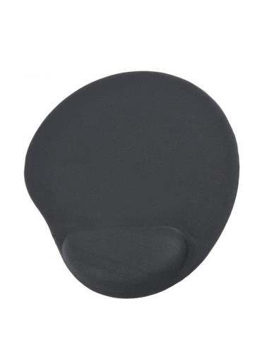 ALFOMBRILLA GEMBIRD REPOSAMUÑECAS GEL MOUSE PAD BLACK