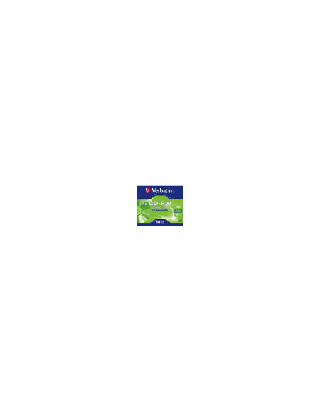 CD-RW VERBATIM 10 UNIDADES 700MB 12x 43480