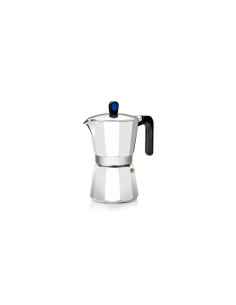 CAFETERA MONIX INDUCTION EXPRESS - 9 TAZAS - ALUMINIO CON RECUBRIMIENTO ANTIADHERENTE - MANGO ERGONÍ“MICO - EXTERIOR ALUMINIO - 