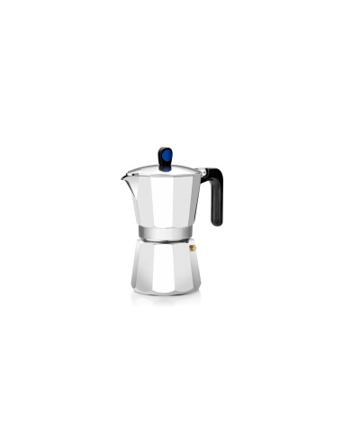 CAFETERA MONIX INDUCTION EXPRESS - 9 TAZAS - ALUMINIO CON RECUBRIMIENTO ANTIADHERENTE - MANGO ERGONÍ“MICO - EXTERIOR ALUMINIO - 
