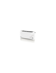 TOSTADOR DE PAN HAEGER BULGARI 1000W RECALENTADO DESCONGELADO BLANCO TO-100.008A