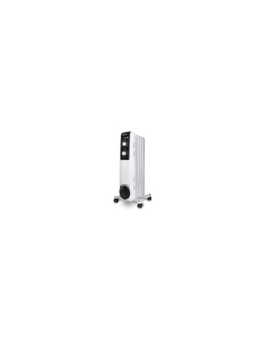 RADIADOR DE ACEITE ORBEGOZO RF 1000 5 ELEMENTOS CALORIFICOS 2XPOTENCIAS CALOR RUEDAS PIVOTANTES MULTIDIRECCIONALES ASA TRANSPORT