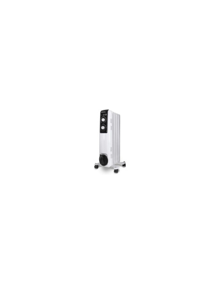 RADIADOR DE ACEITE ORBEGOZO RF 1000 5 ELEMENTOS CALORIFICOS 2XPOTENCIAS CALOR RUEDAS PIVOTANTES MULTIDIRECCIONALES ASA TRANSPORT