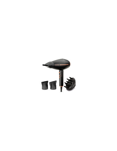 Taurus Shining 2400 Ionic secador de pelo 2400w 2 velocidades 3 temperaturas 2 concetradores difusor negro 900386000