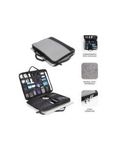 Maletin subblim advance laptop sleeve para portatiles hasta 14p gris SUB-LS-2AS0001 2