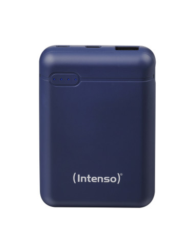 BATERIA EXTERNA INTENSO XS10000 POLIMERO DE LITIO 10000 mAh, POWERBANK color Azul