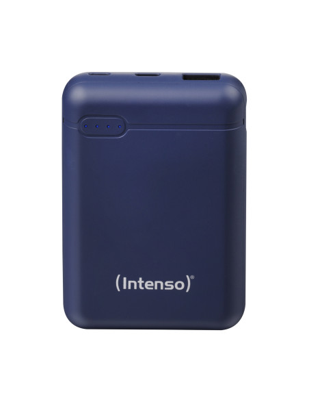 BATERIA EXTERNA INTENSO XS10000 POLIMERO DE LITIO 10000 mAh, POWERBANK color Azul