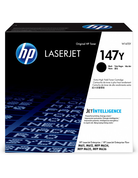 HP Cartucho de tóner Original LaserJet 147Y negro de capacidad