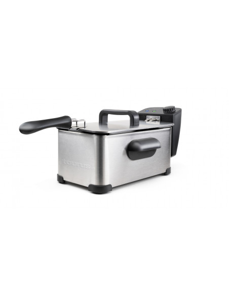 Taurus Fry 3 Sencillo 3 L Independiente 2000 W Freidora Acero inoxidable