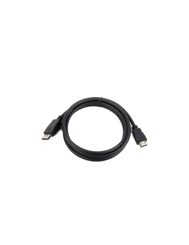 Gembird DisplayPort - HDMI, 1m HDMI tipo A (Estándar) Negro