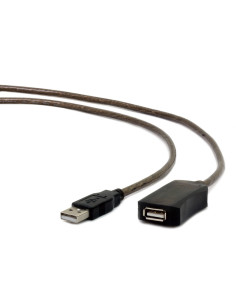 Gembird USB A/USB A M/F 5m cable USB USB 2.0 Negro