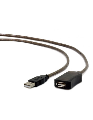 Gembird USB A/USB A M/F 5m cable USB USB 2.0 Negro