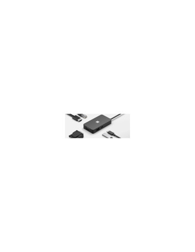 Microsoft 1E4-00002 base para portátil y replicador de puertos Negro