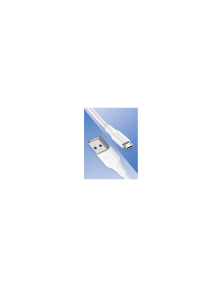 Vention Cable USB 2.0 CTIWH/ USB Macho - MicroUSB Macho/ 2m/ Blanco