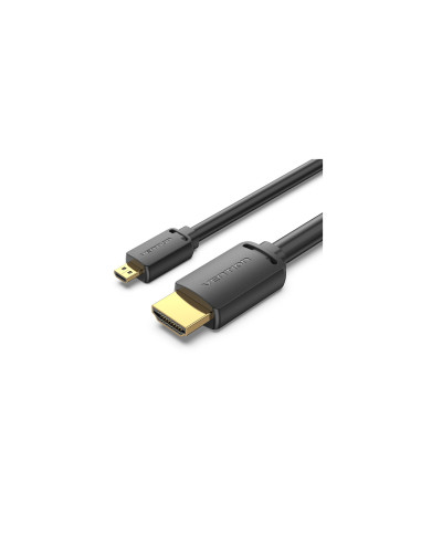 Vention Cable Micro HDMI 2.0 4K AGIBF/ HDMI Macho - Micro HDMI Macho/ 1m/ Negro
