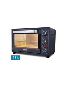 Grunkel HR-38PRO horno 38 L 2000 W Negro, Acero