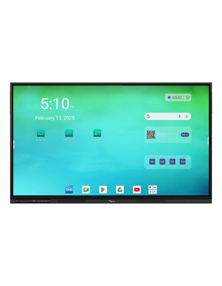 Optoma 3753RK pizarra blanca interactiva 190,5 cm (75") 3840 x 2160 Pixeles Pantalla táctil Negro