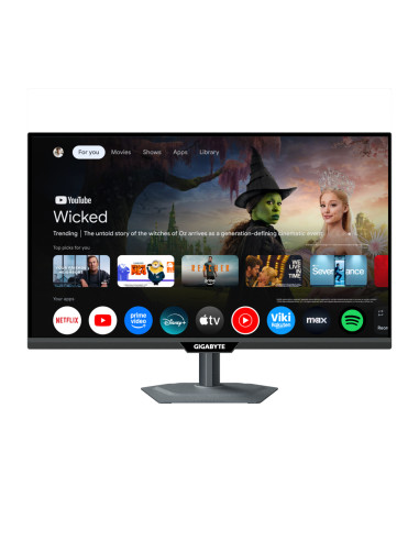 GIGABYTE M27QS Monitor Inteligente 27” 2K QHD - Google TV, Pantalla