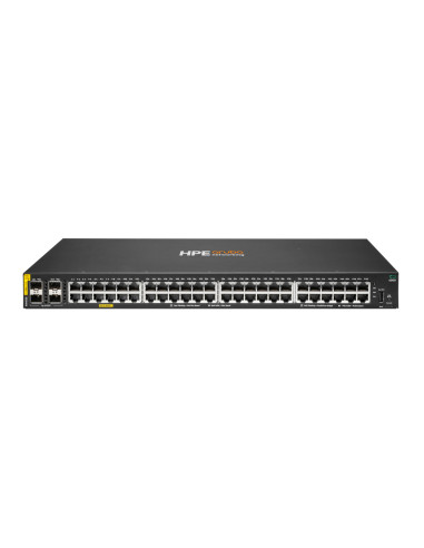 HPE Aruba Networking CX 6000 48p 10M/100M/1G Class4 PoE 4p SFP 1G 370W Switch