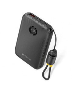 POWERBANK 10000MAH CON DISPLAY 22.5W NEGRO VENTION