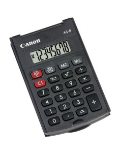 Canon AS-8 calculadora Bolsillo Pantalla de calculadora Gris