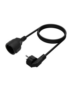 CABLE ALARGADOR ALIMENTACION SCHUKO PC AISENS 3M BLACK 2