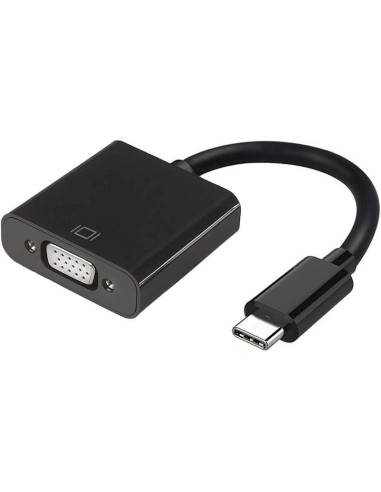 CABLE CONVERSOR AISENS USB-C M A VGA-H BLACK